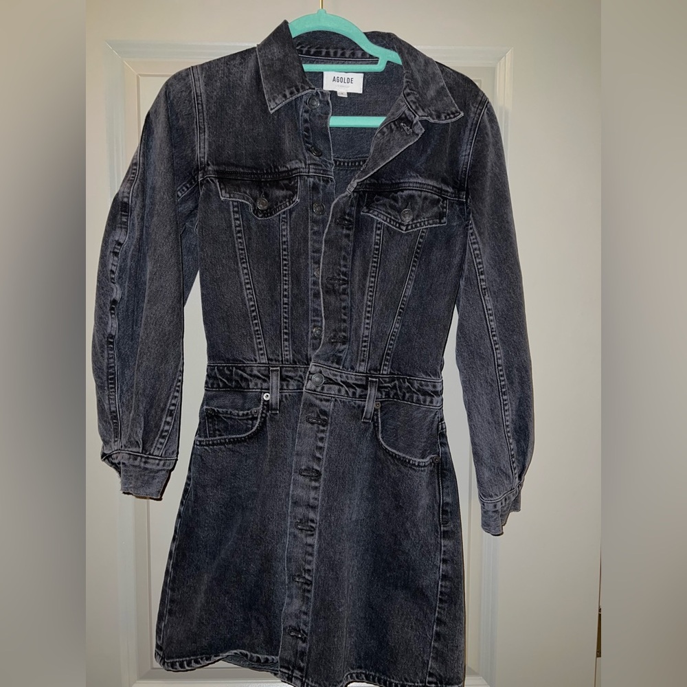 Agolde Charcoal Denim dress